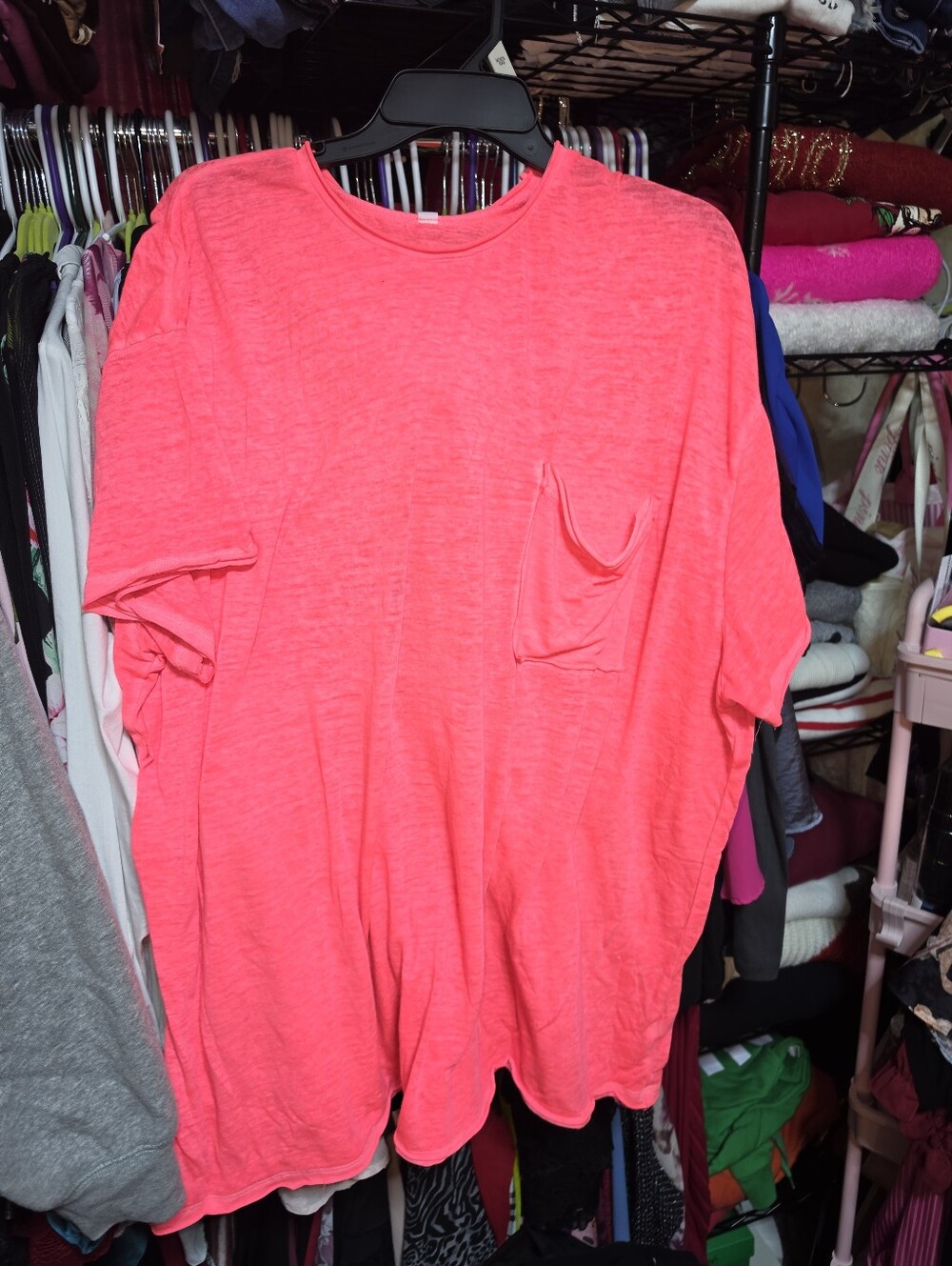 Neon Pink Zenana 1x Tee